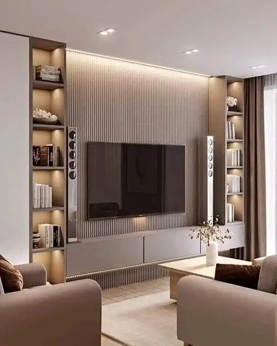 TV Setup by Mokxa Interior Designers Gurgaon Delhi NCR