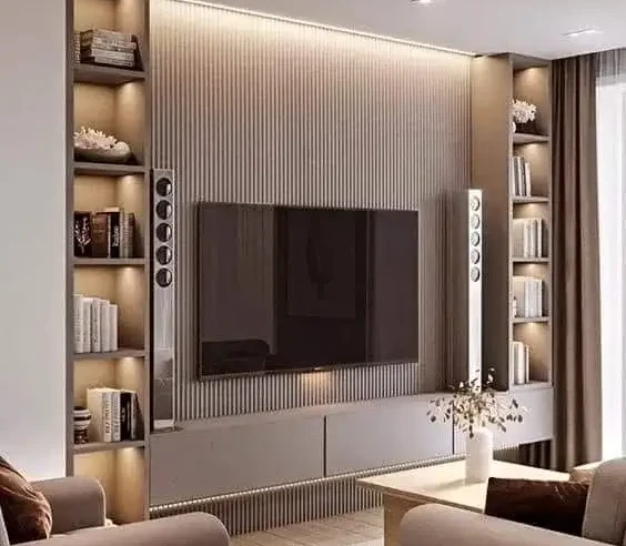 TV Setup by Mokxa Interior Designers Gurgaon Delhi NCR