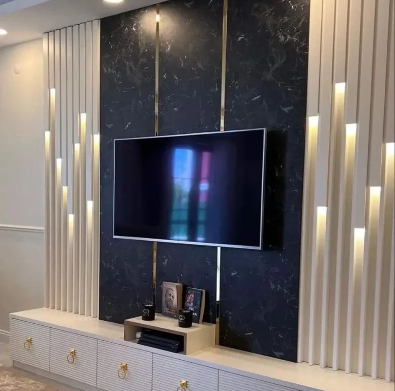 TV Setup by Mokxa Interior Designers Gurgaon Delhi NCR