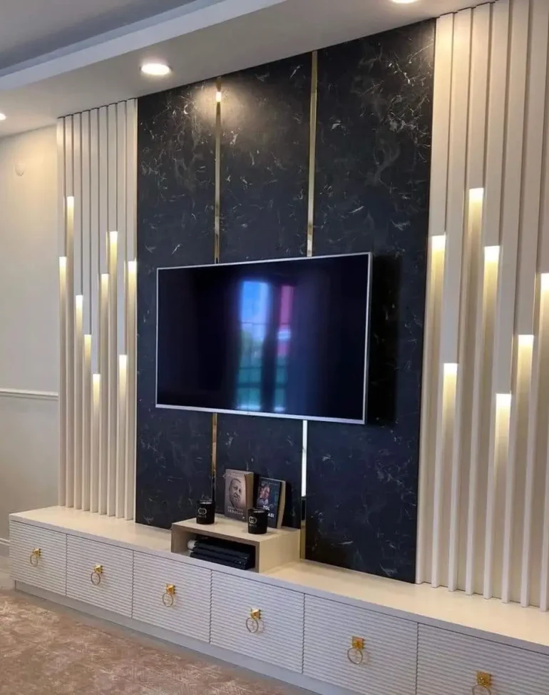 TV Setup by Mokxa Interior Designers Gurgaon Delhi NCR