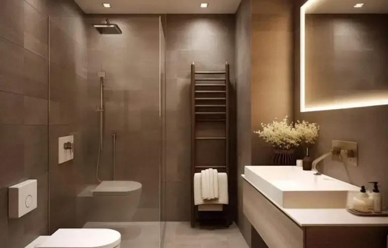 Washroom Design by Mokxa Interior Designers Gurgaon Delhi NCR