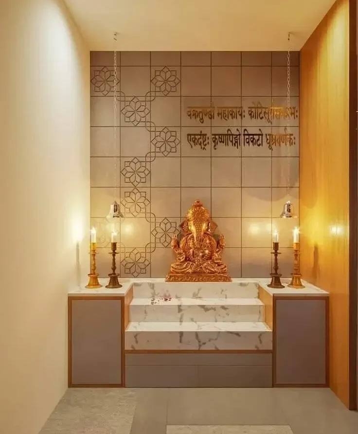 Mandir Design by Mokxa Interior Designers Gurgaon Delhi NCR