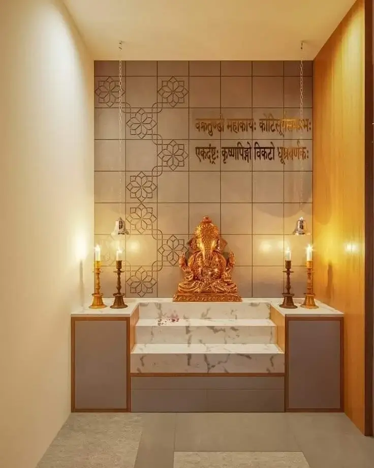 Mandir Design by Mokxa Interior Designers Gurgaon Delhi NCR