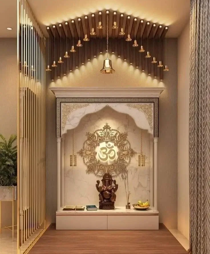 Mandir Design by Mokxa Interior Designers Gurgaon Delhi NCR