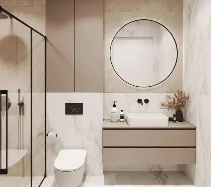 Washroom Design by Mokxa Interior Designers Gurgaon Delhi NCR