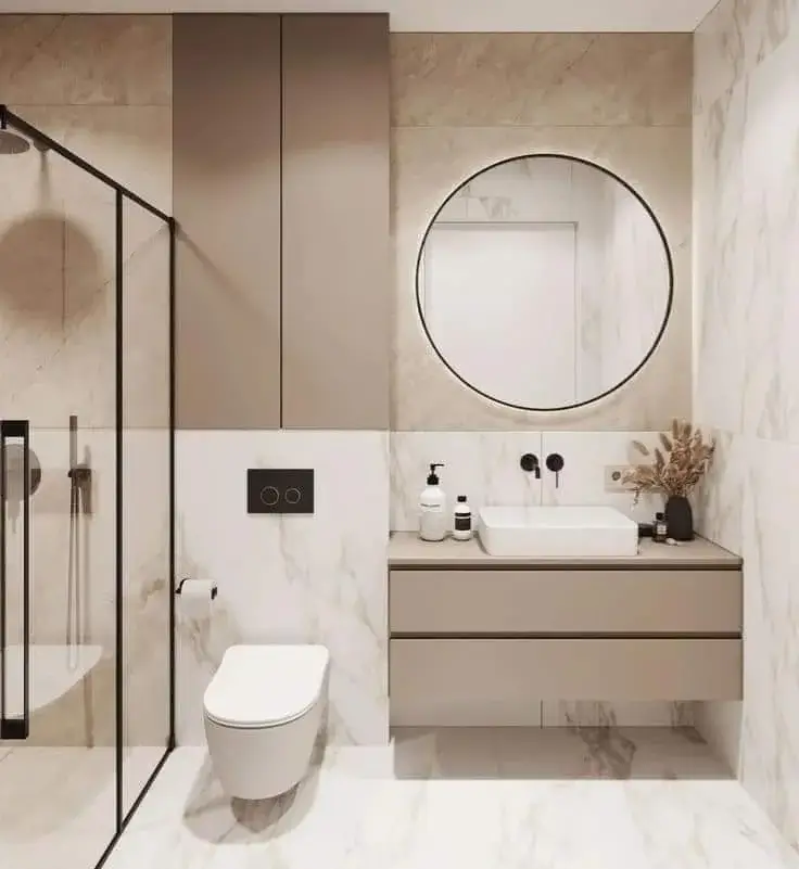 Washroom Design by Mokxa Interior Designers Gurgaon Delhi NCR