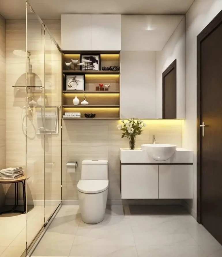 Washroom Design by Mokxa Interior Designers Gurgaon Delhi NCR