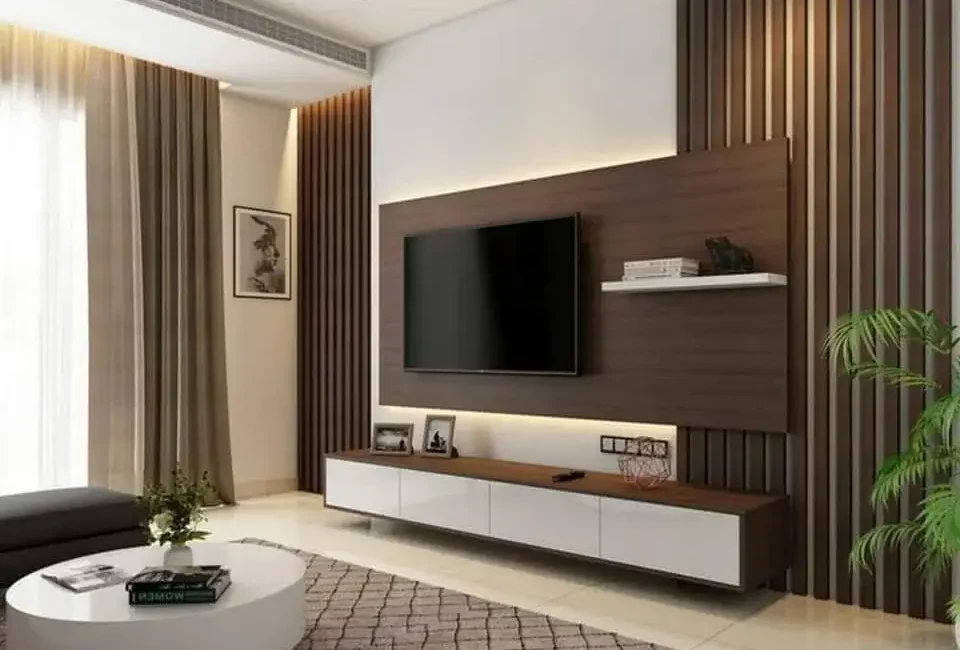 TV Setup by Mokxa Interior Designers Gurgaon Delhi NCR